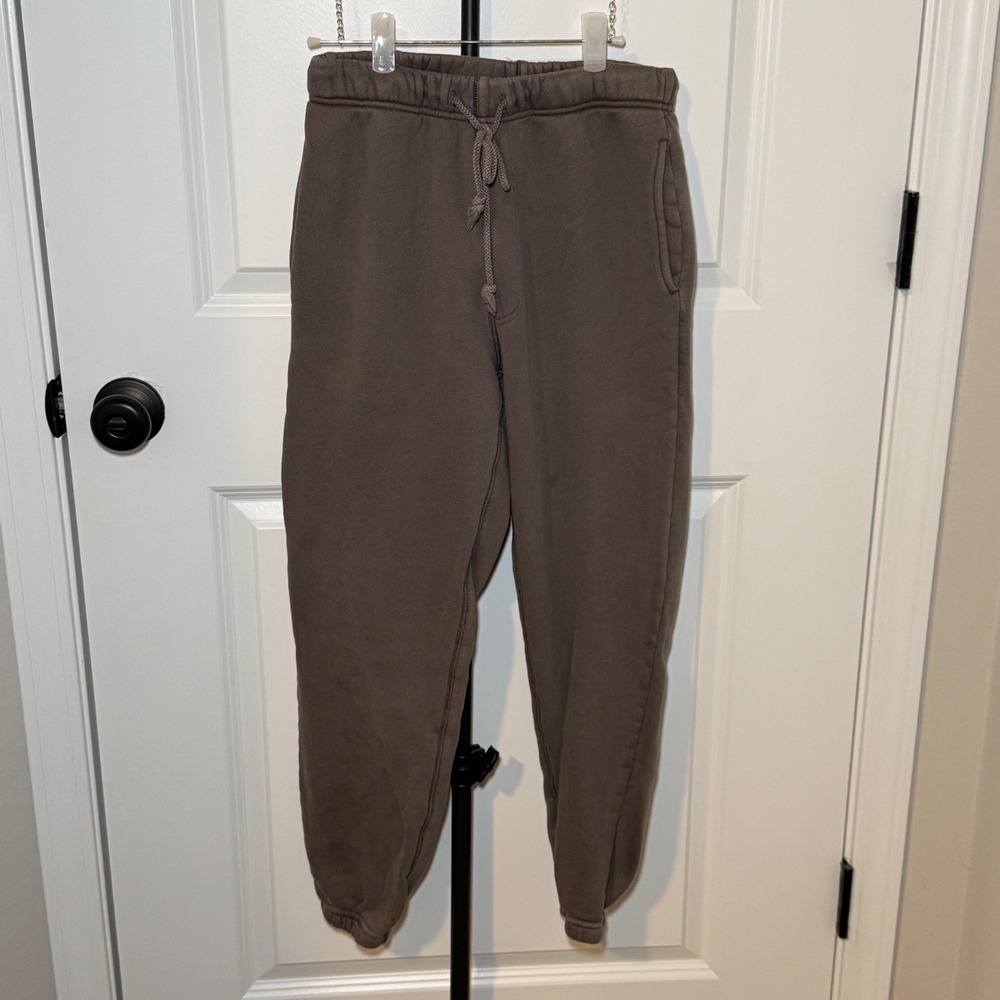 Elwood Core Sweatpants Mens Size XS Brown Joggers Organic Cotton
